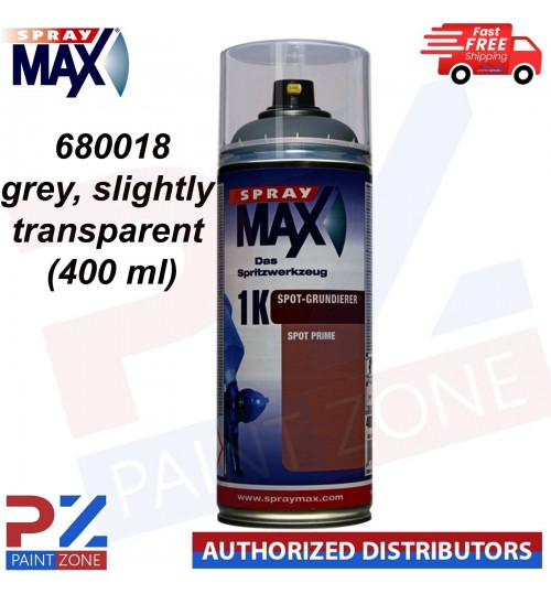 SPRAYMAX 680018 1K SPOT ETCH PRIMER AEROSOL 400ML - slightly TRANSPARENT GREY